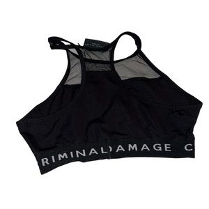 Criminal Damage top‎ size S. Log(151A)